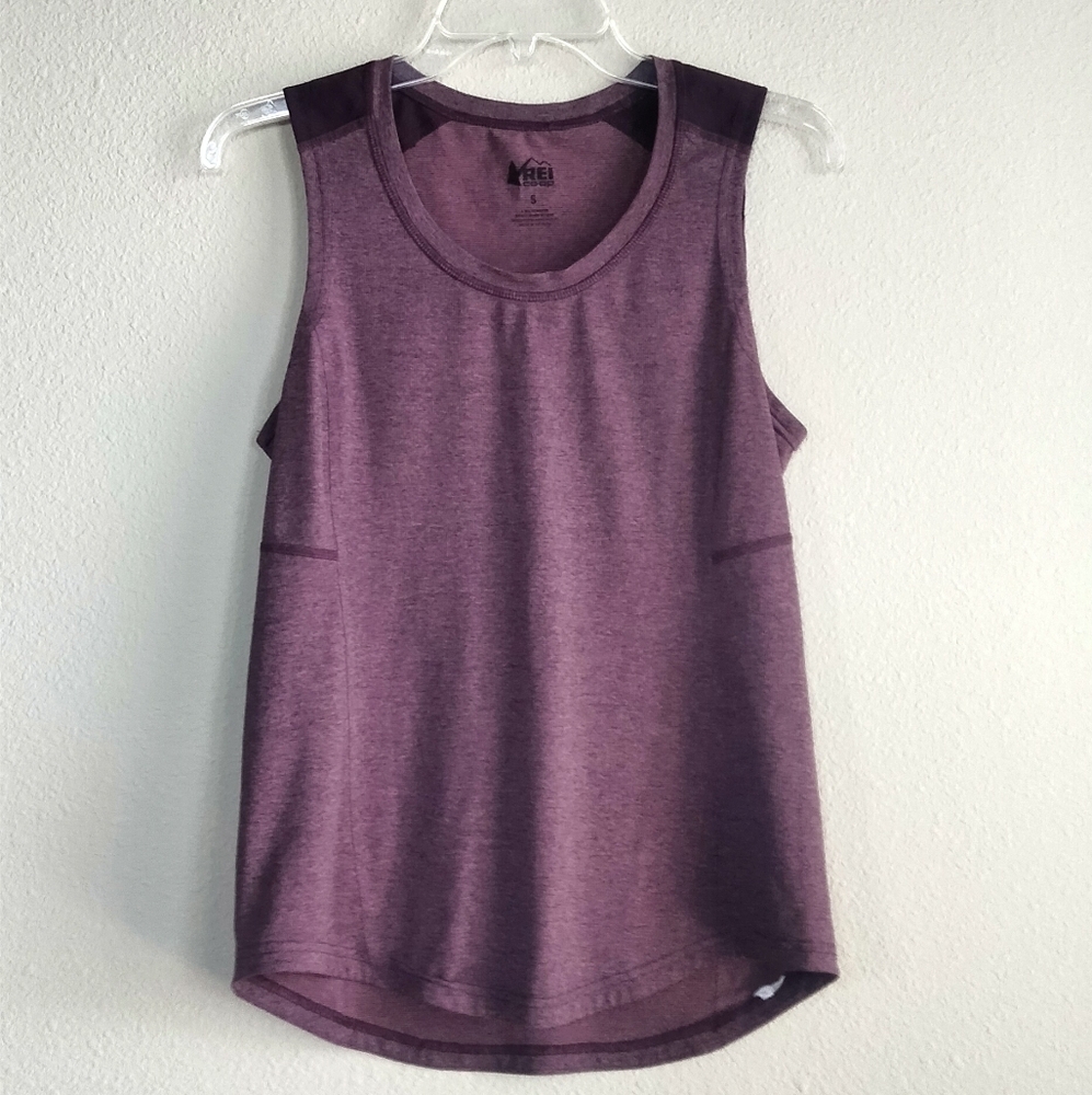 REI Purple Sleeveless Relaxed Tank Top